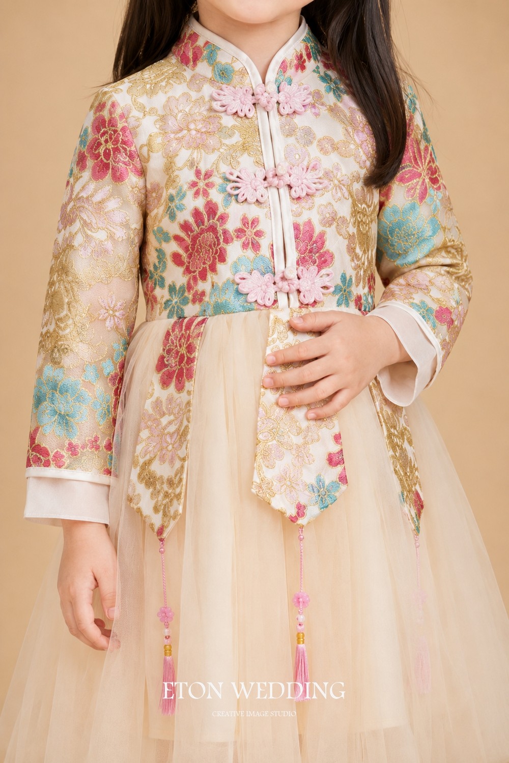 花童服,花童服推薦,花童服出租,女童中式禮服,女童秀禾服,花童服款式